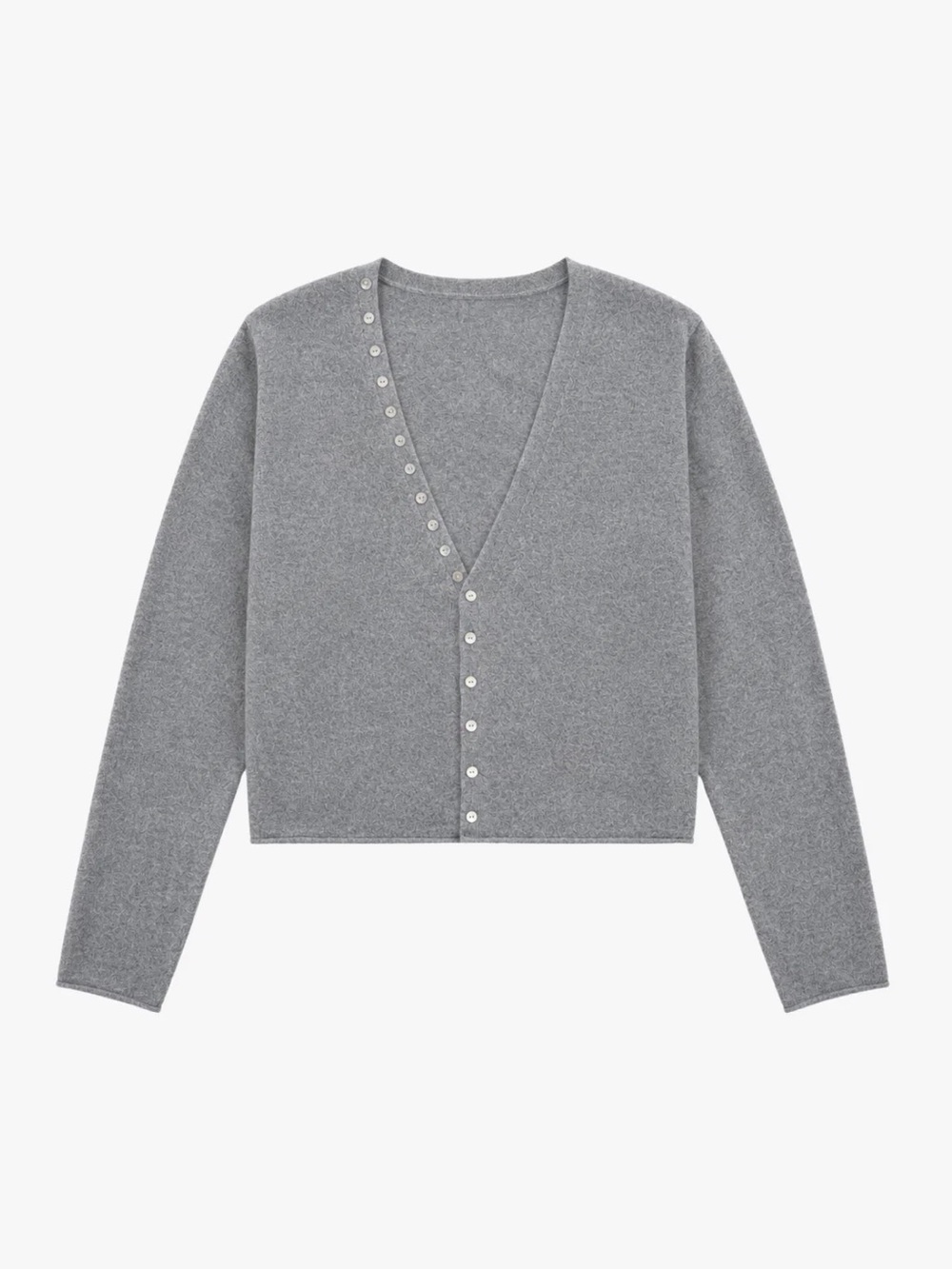 NWOT TT Studios Avery Gray Cashmere Cardigan